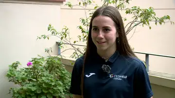 La deportista Clara Aznar La deportista Clara Aznar