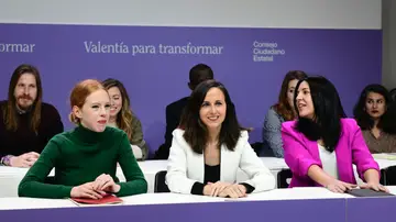 La secretaria general de Podemos, Ione Belarra