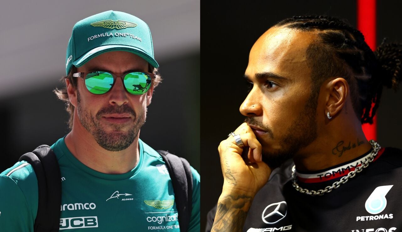 Fernando Alonso y Lewis Hamilton