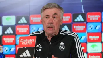 Carlo Ancelotti comparece en rueda de prensa Carlo Ancelotti comparece en rueda de prensa
