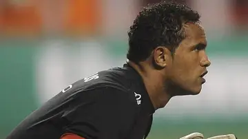 El futbolista brasileño Bruno Fernandes El futbolista brasileño Bruno Fernandes