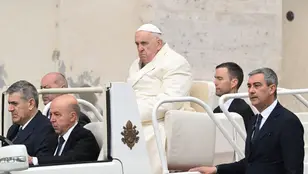 El Papapreside el Domingo de Ramos tras su alta hospitalaria