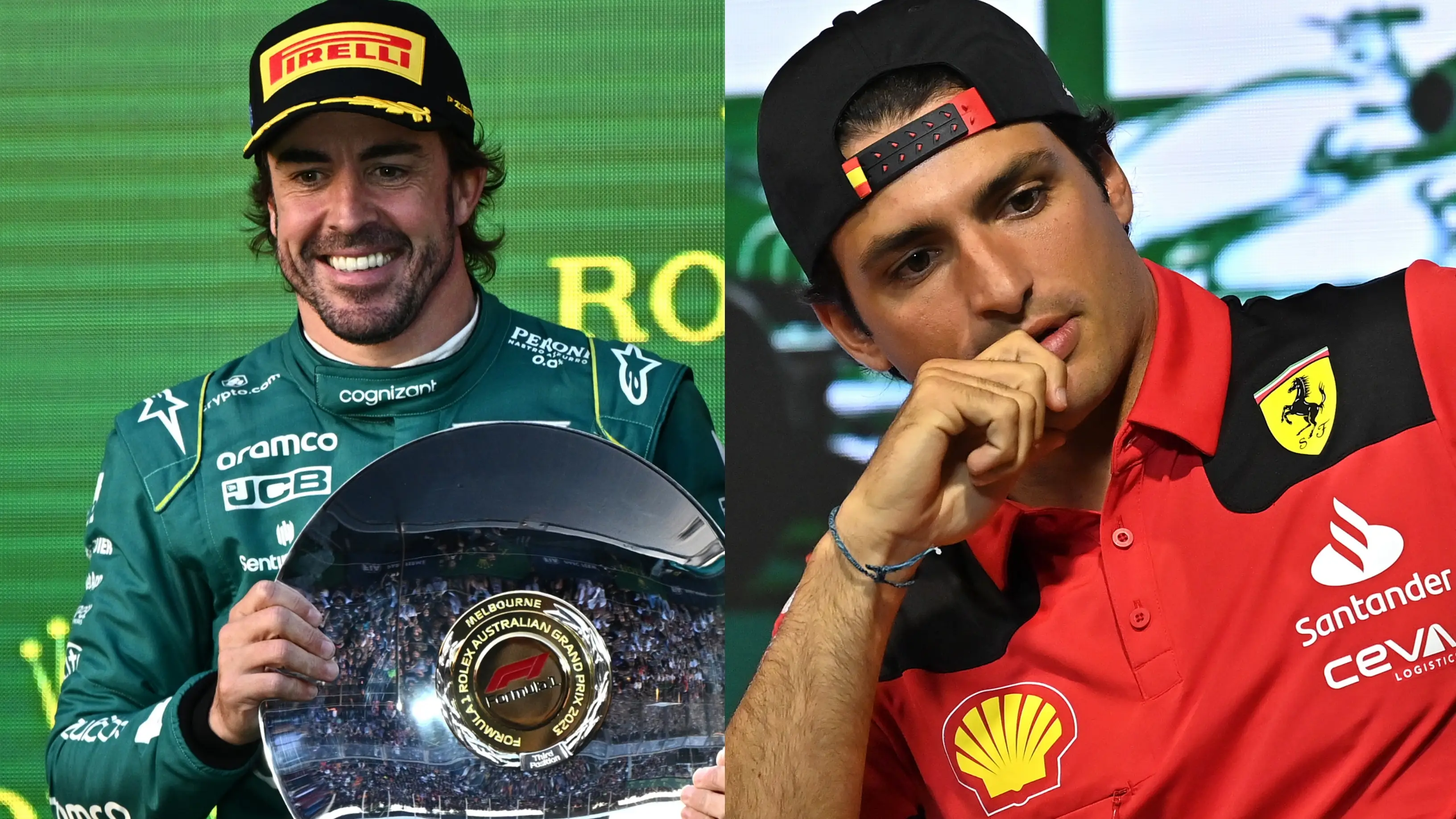 Alonso y Sainz, la cara y la cruz del GP de Australia Alonso y Sainz, la cara y la cruz del GP de Australia