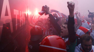 El Athletic - Osasuna de Copa del Rey comenzará a las 21:10 horas por un retraso en el autobús del conjunto navarro