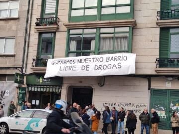 Protesta de los vecinos de la avenida Ramón Nieto de Vigo