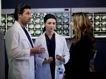 Patrick Dempsey y Caterina Scorsone en 'Anatomía de Grey' Patrick Dempsey y Caterina Scorsone en 'Anatomía de Grey'