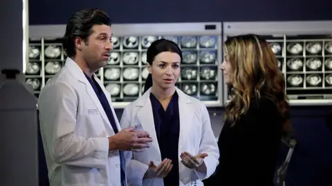 Patrick Dempsey y Caterina Scorsone en 'Anatomía de Grey' Patrick Dempsey y Caterina Scorsone en 'Anatomía de Grey'