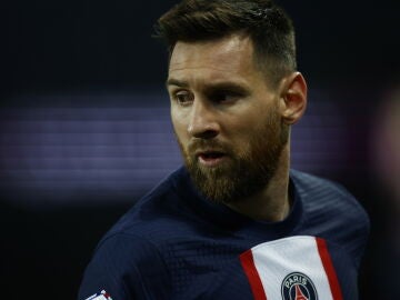 Leo Messi, en un partido del PSG