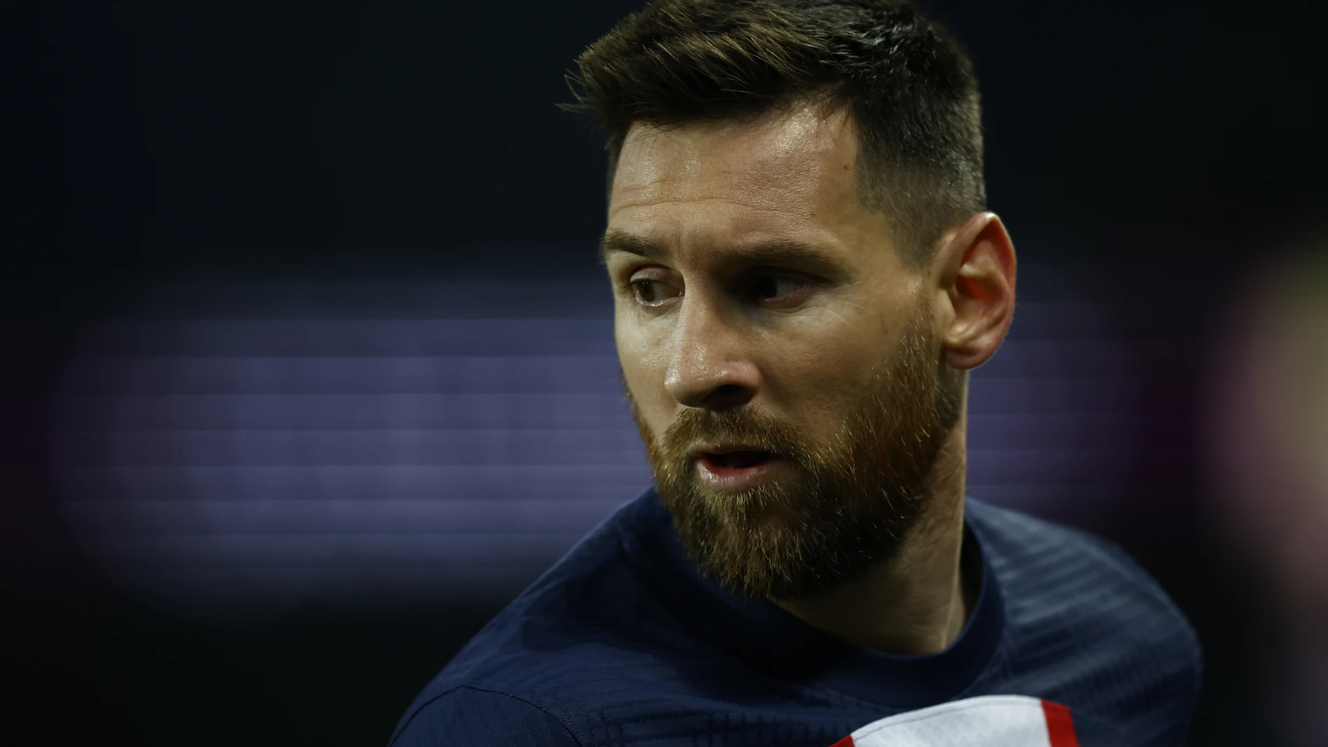 Leo Messi, en un partido del PSG