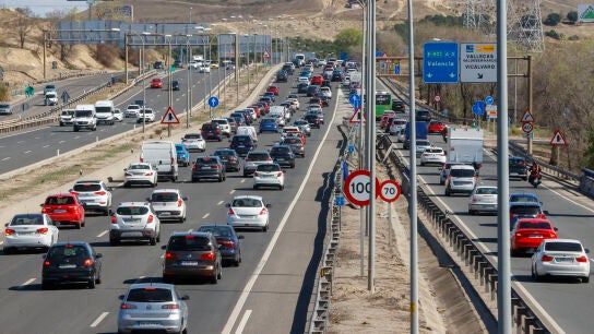 Imagen de la autov&iacute;a A-3 en sentido Valencia a la altura del kil&oacute;metro 7