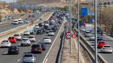 Imagen de la autovía A-3 en sentido Valencia a la altura del kilómetro 7