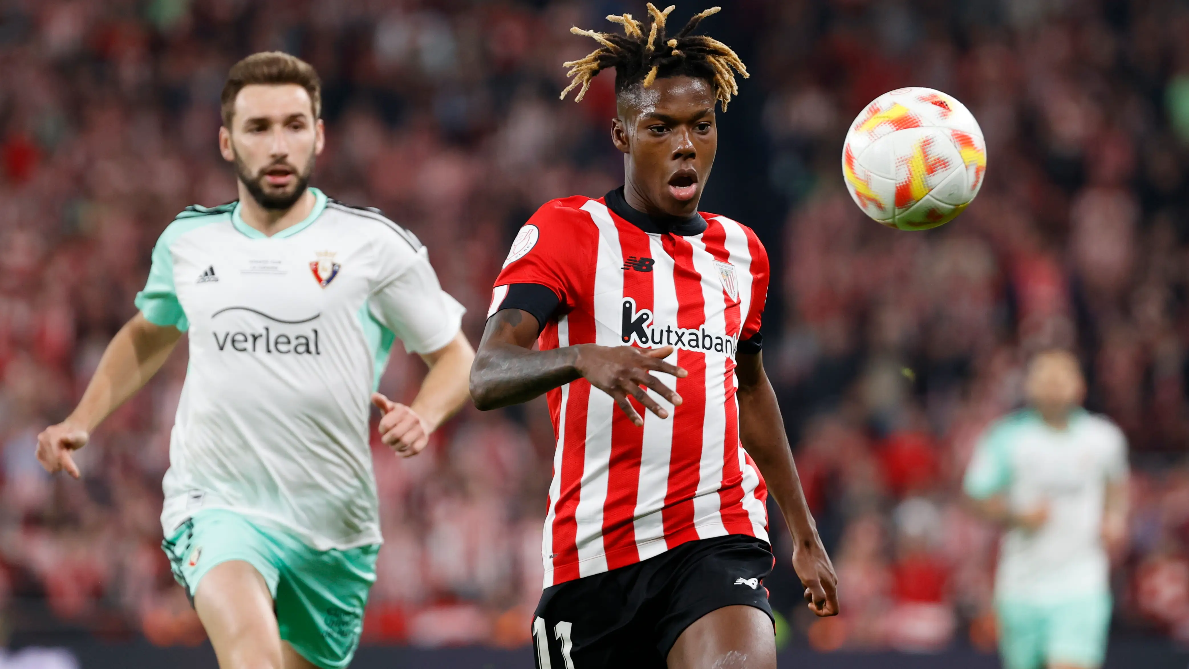 Nico Williams, en la semifinal ante Osasuna Nico Williams, en la semifinal ante Osasuna