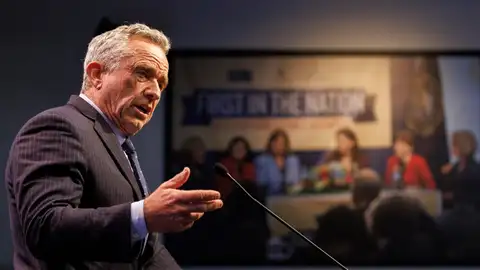 Abogado antivacunas y sobrino de JFK, Robert F. Kennedy Jr. Abogado antivacunas y sobrino de JFK, Robert F. Kennedy Jr.