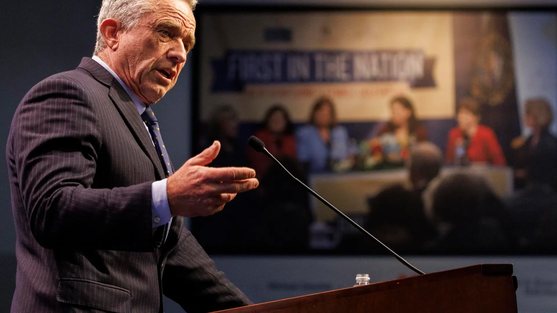 Abogado antivacunas y sobrino de JFK, Robert F. Kennedy Jr.