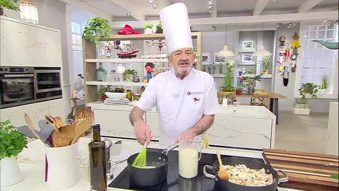 Bechamel con leche de avena Bechamel con leche de avena