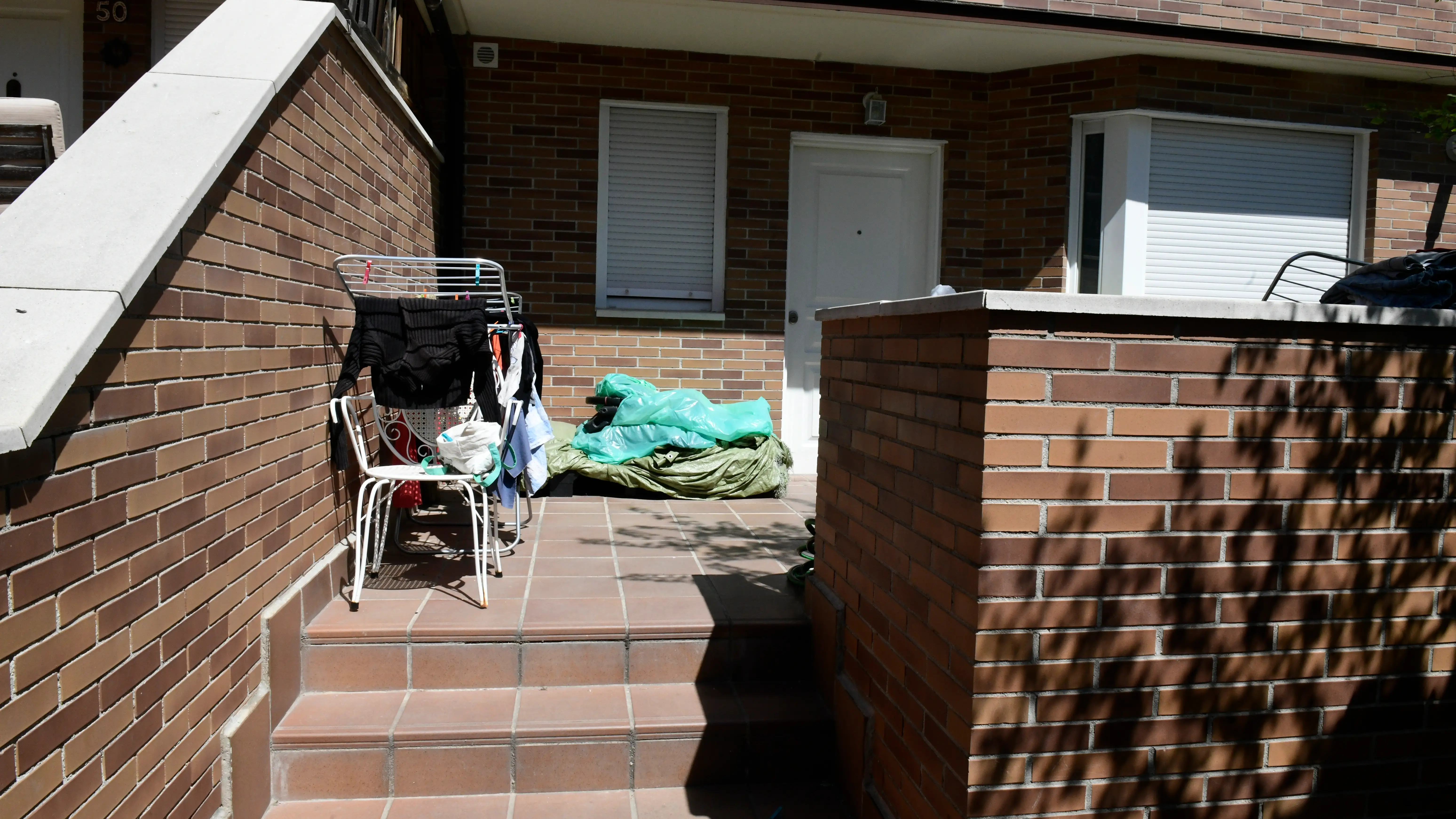 Vista de la vivienda de Colmenar Viejo en el que viv&iacute;a la familia