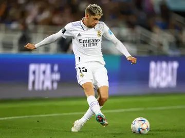 Fede Valverde en un partido con el Real Madrid Fede Valverde en un partido con el Real Madrid