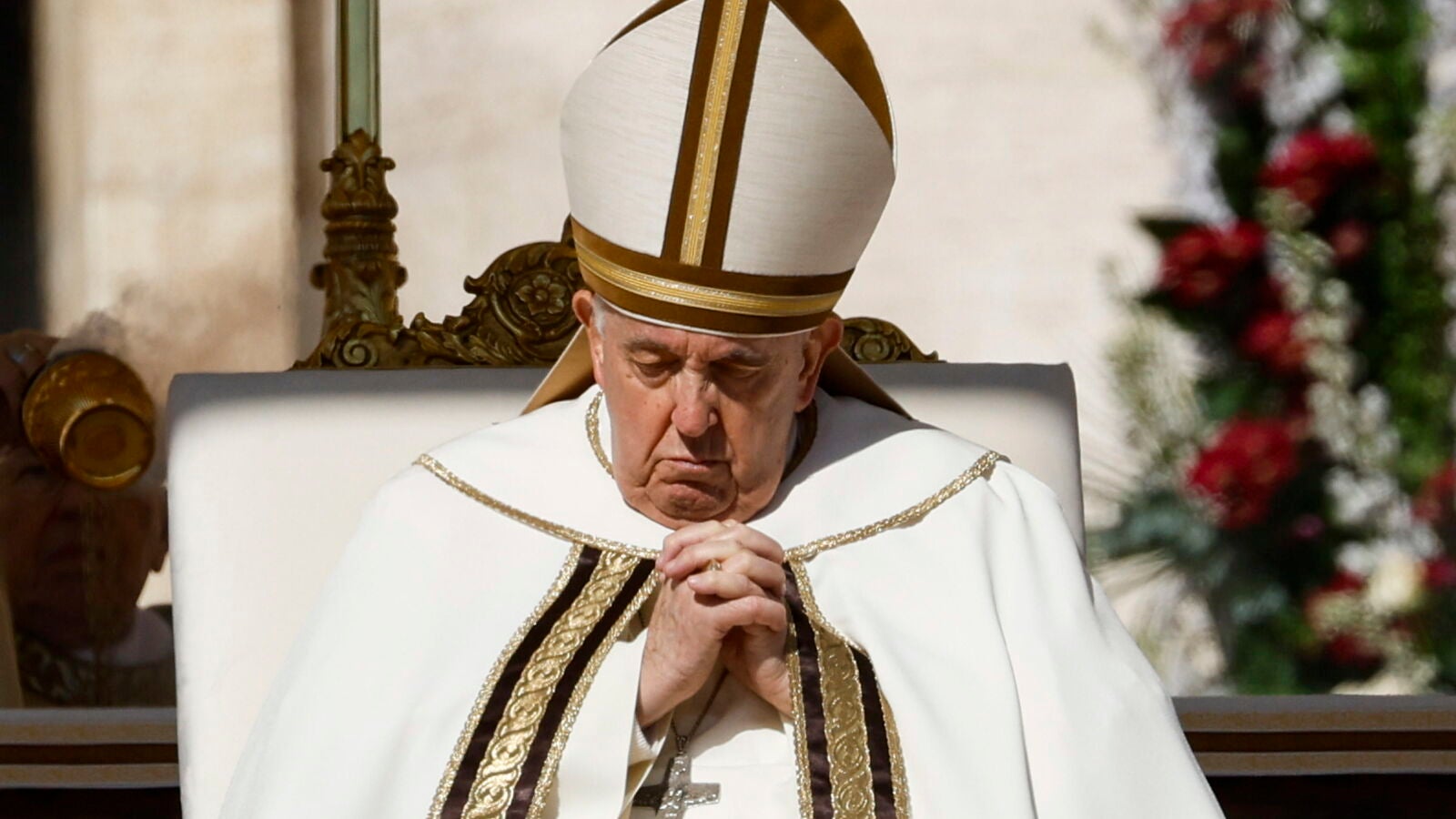 El papa Francisco ruega por la paz en Ucrania y Jerusalén en su mensaje de Pascua