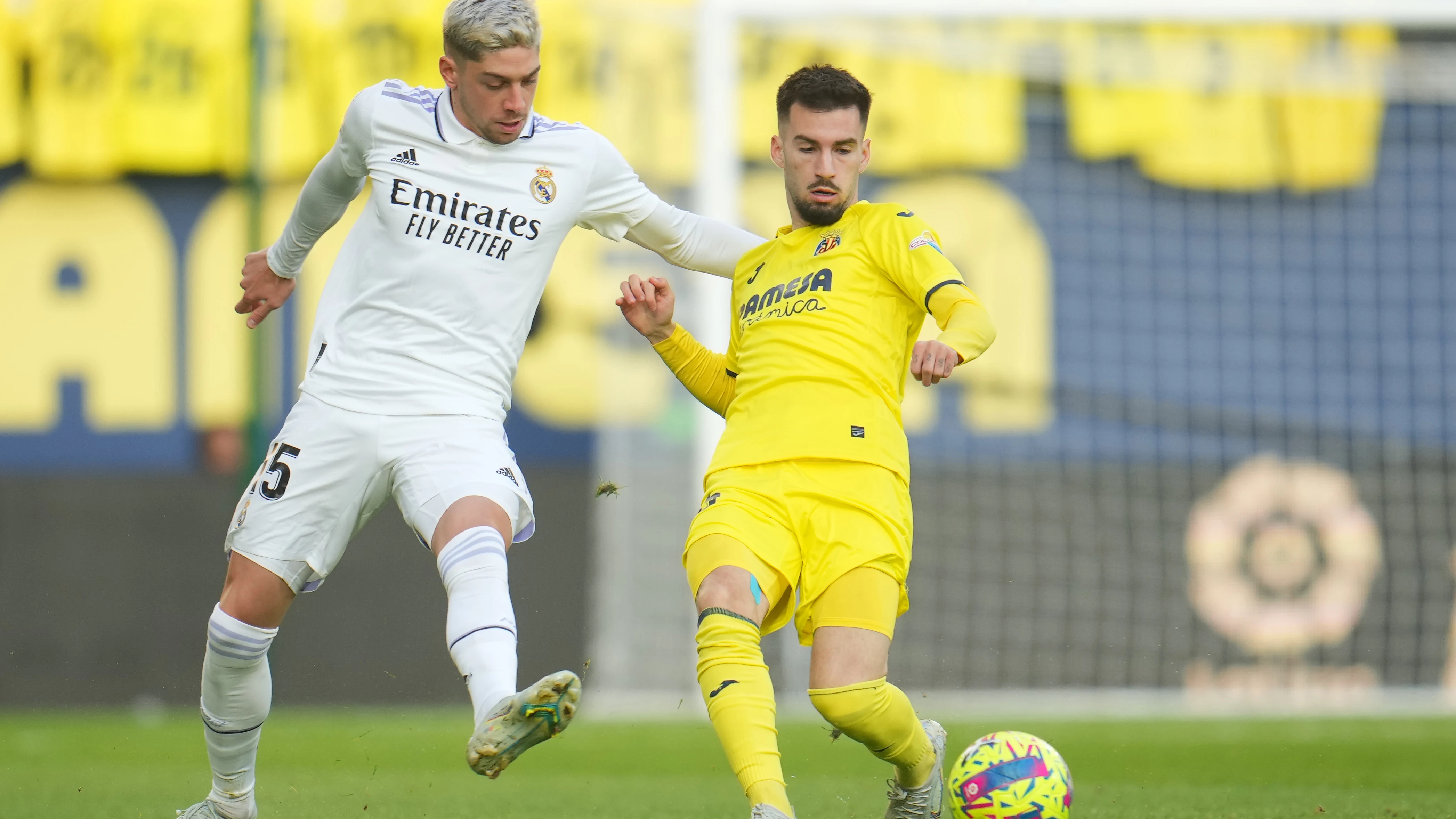 Fede Valverde y Baena en un Villarreal - Real Madrid Fede Valverde y Baena en un Villarreal - Real Madrid