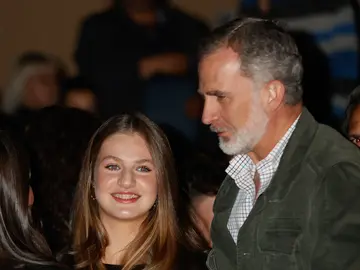 Felipe VI y la princesa Leonor Felipe VI y la princesa Leonor