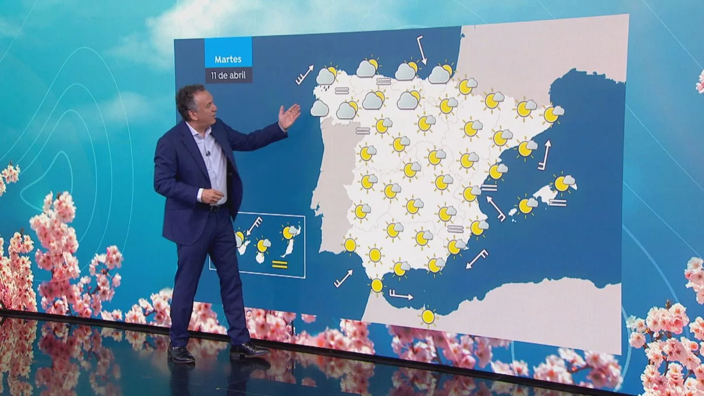 La previsión del tiempo de Roberto Brasero La previsión del tiempo de Roberto Brasero