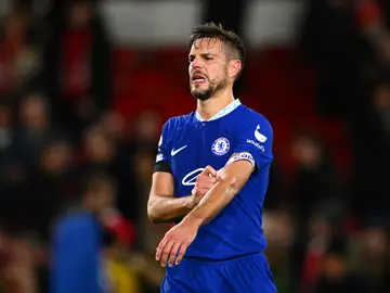 Azpilicueta en un partido con el Chelsea Azpilicueta en un partido con el Chelsea