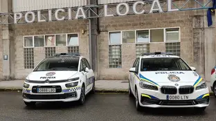Dos coches de la Policía Local de Avilés Dos coches de la Policía Local de Avilés
