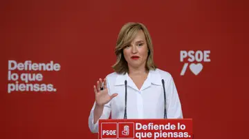 La ministra de Educación y portavoz de la Ejecutiva federal del PSOE, Pilar Alegría