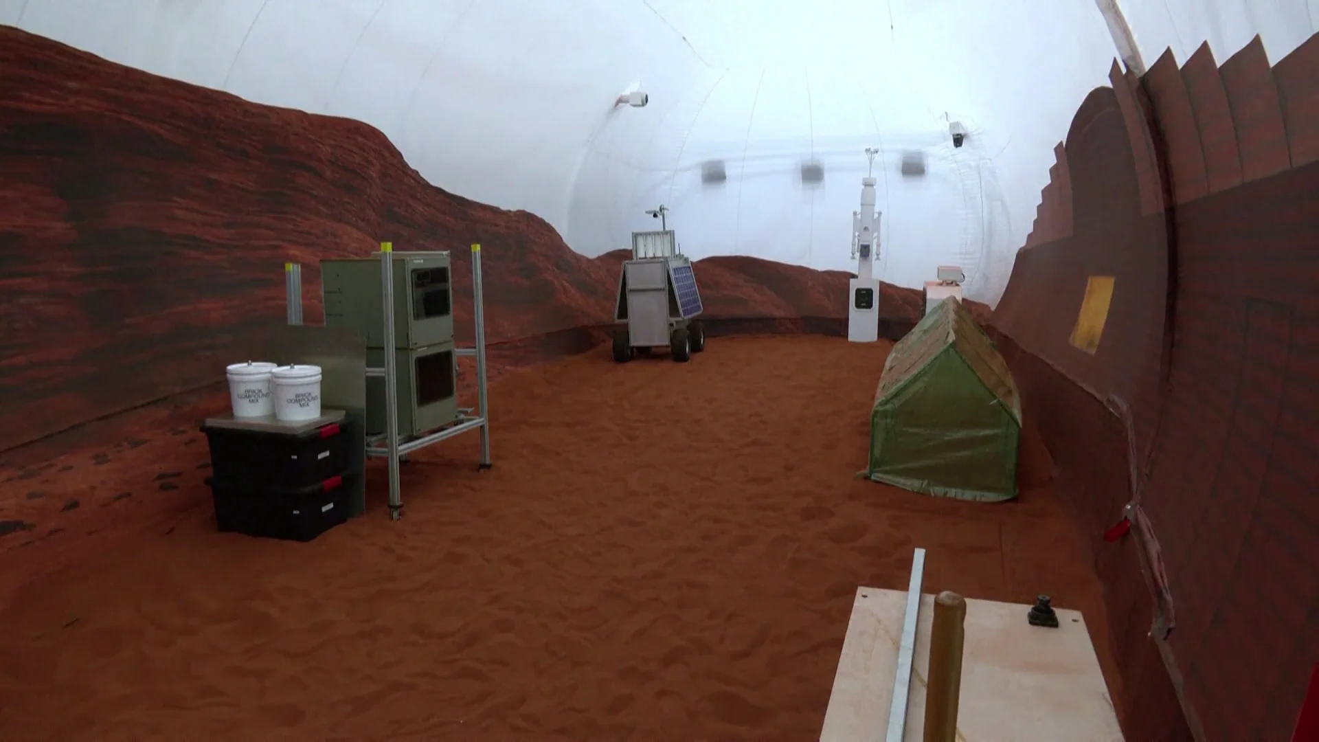 Recrean el entorno de Marte para los astronautas Recrean el entorno de Marte para los astronautas