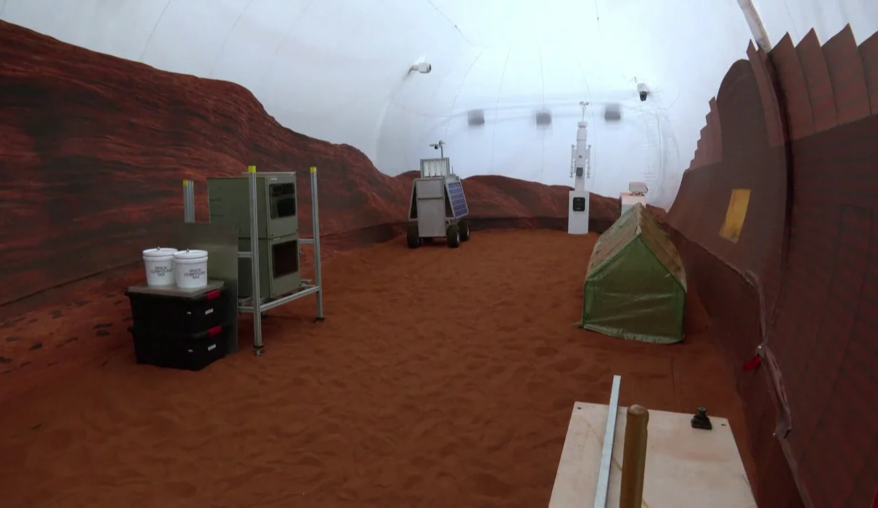 Recrean el entorno de Marte para los astronautas