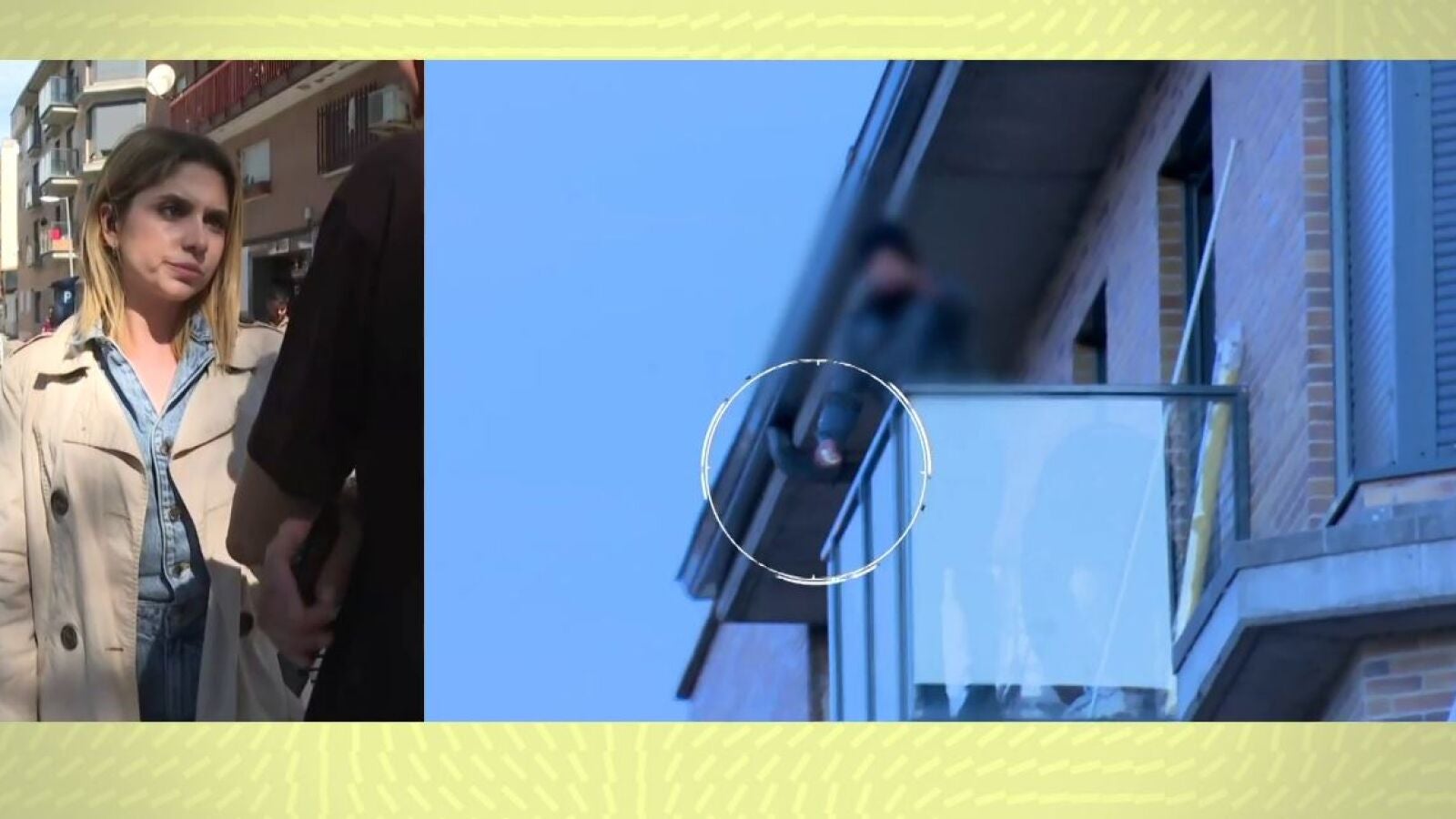 Un okupa del edificio de los disturbios de Majadahonda: 