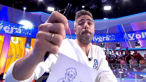 El dibujo de Roberto Leal dedicado a Dani Martín recordando ‘El canto del loco’ El dibujo de Roberto Leal dedicado a Dani Martín recordando ‘El canto del loco’