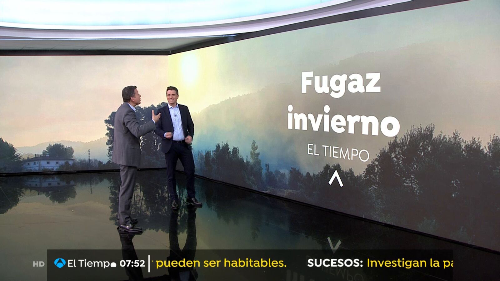 César Gonzalo nos advierte de la vuelta del invierno fugaz, el calor regresa mañana 