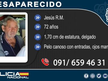 Se busca a un hombre de 73 años desaparecido en Tenerife