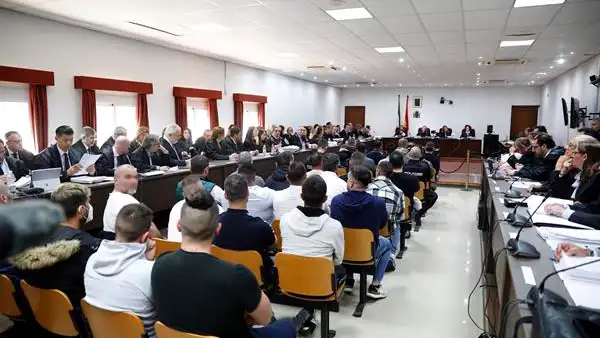 Sala del juicio contra el clan de Los Castañas Sala del juicio contra el clan de Los Castañas