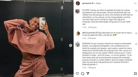 Comentarios en la publicación de Ana Peleteiro Comentarios en la publicación de Ana Peleteiro