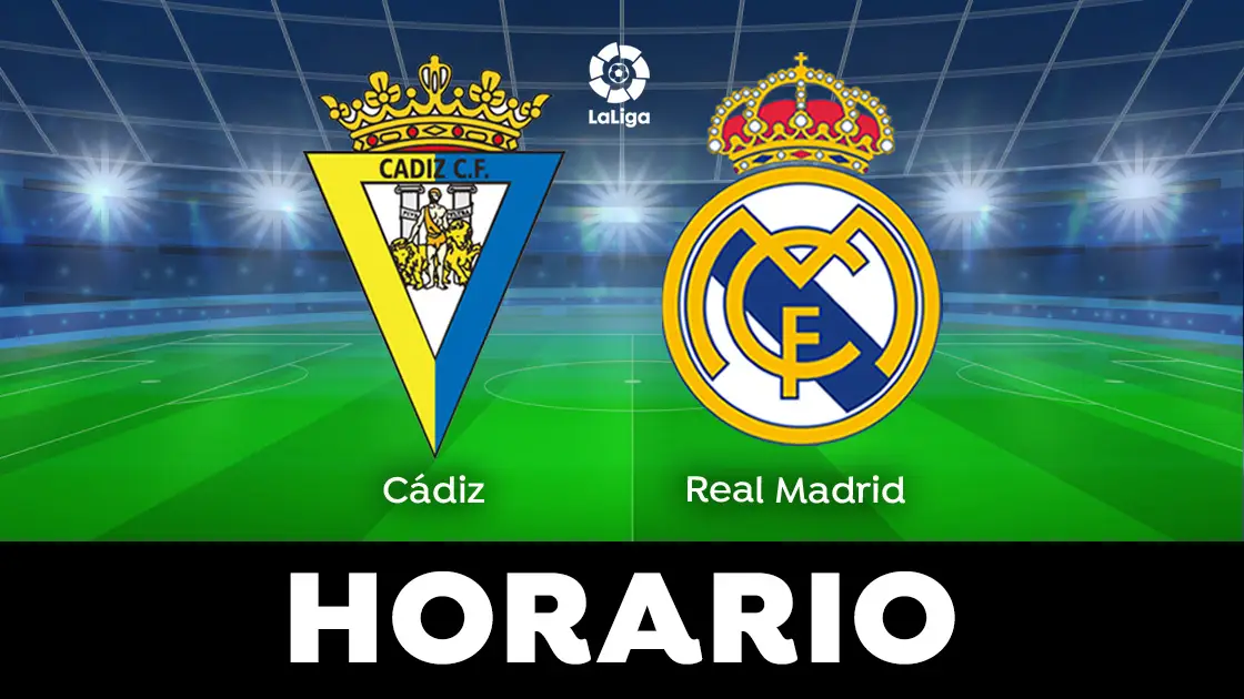 Cádiz - Real Madrid: horario y dónde ver el partido de LaLiga en directo Cádiz - Real Madrid: horario y dónde ver el partido de LaLiga en directo