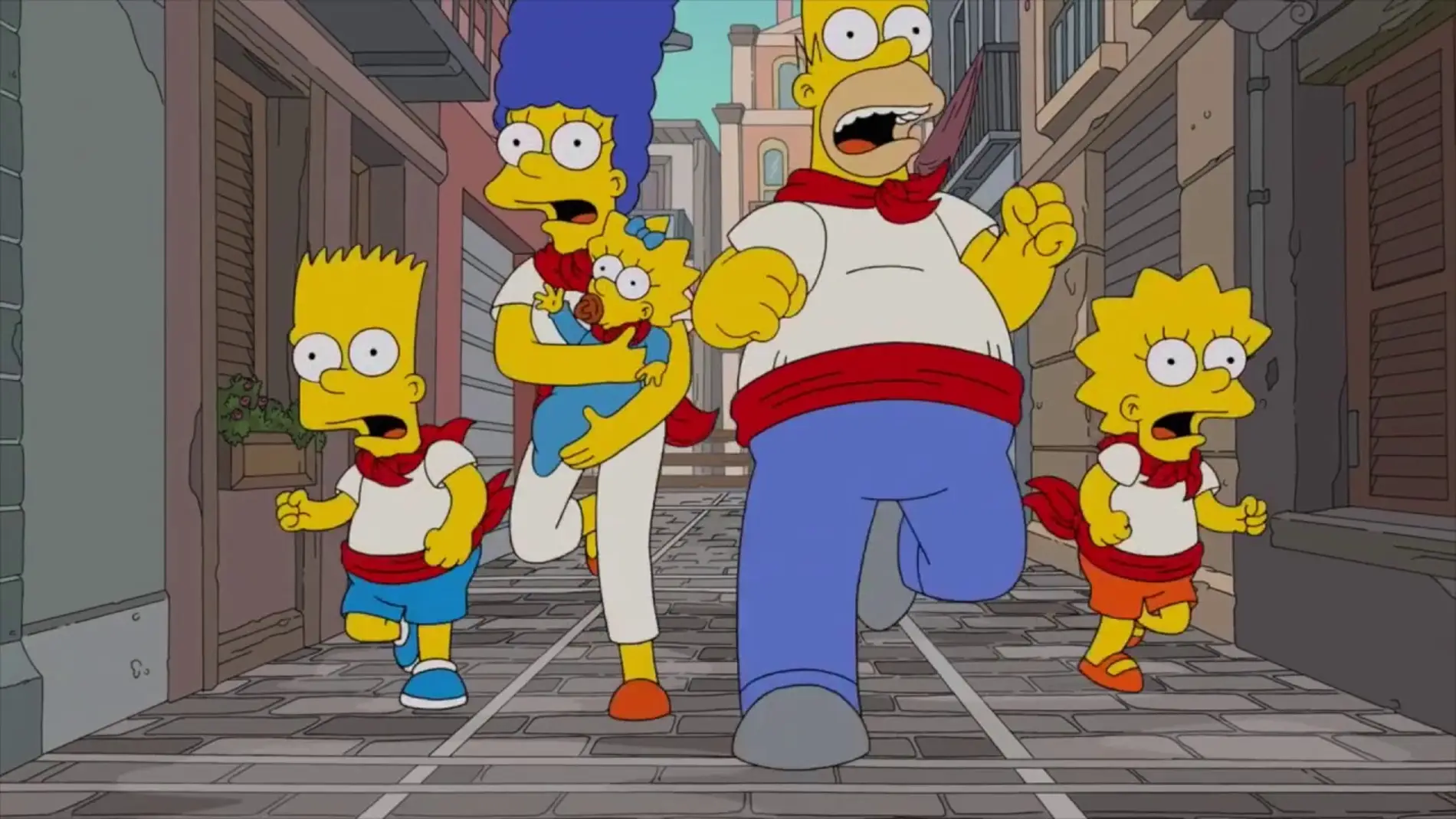 Los Simpson en San Fermín