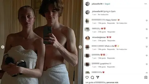 Rodrigo Iglesias y Julia Weller Rodrigo Iglesias y Julia Weller