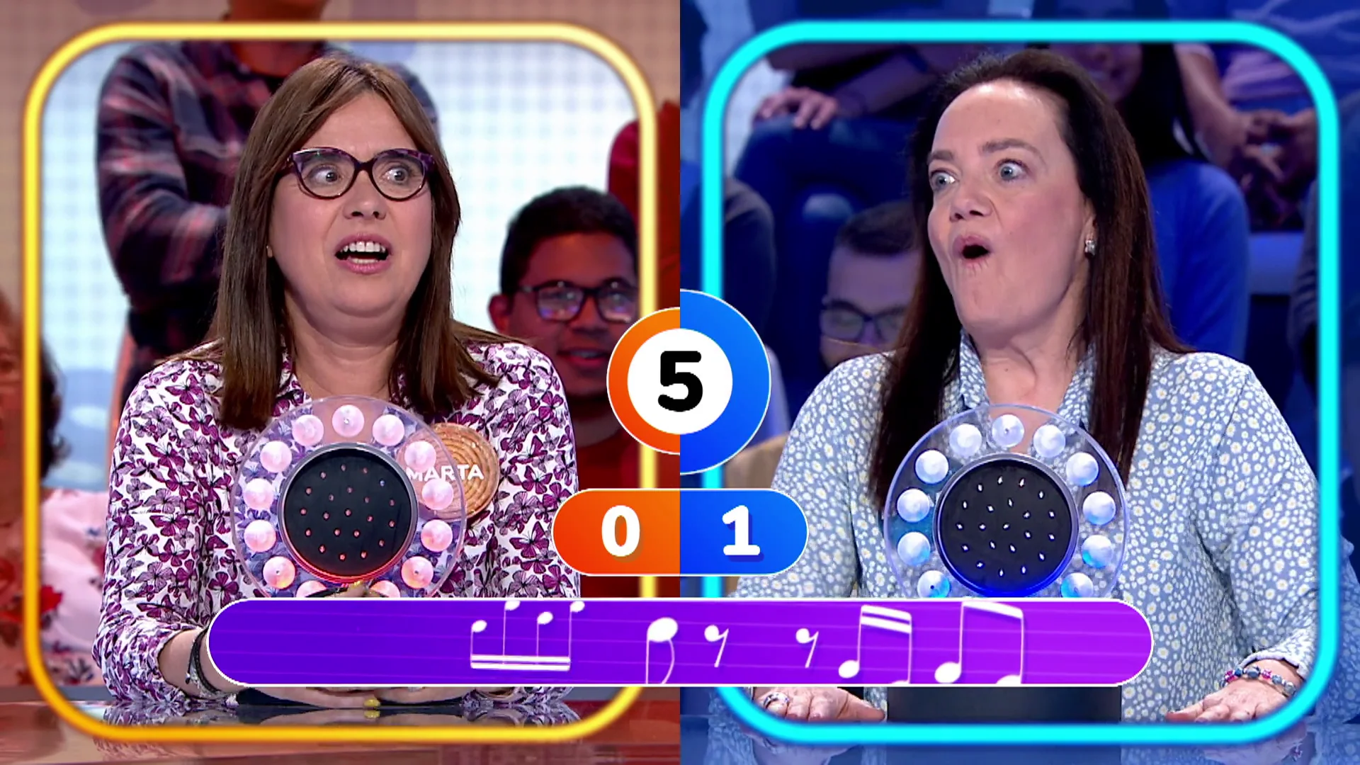 La reacción de Encarni tras picarse con Roberto Leal: “Ahora no canto” La reacción de Encarni tras picarse con Roberto Leal: “Ahora no canto”