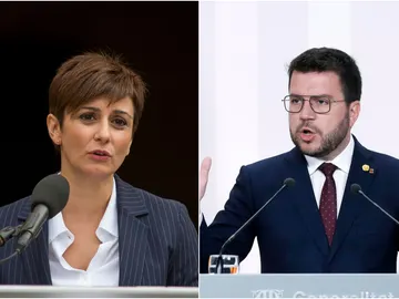 Isabel Rodríguez y Pere Aragonès Isabel Rodríguez y Pere Aragonès