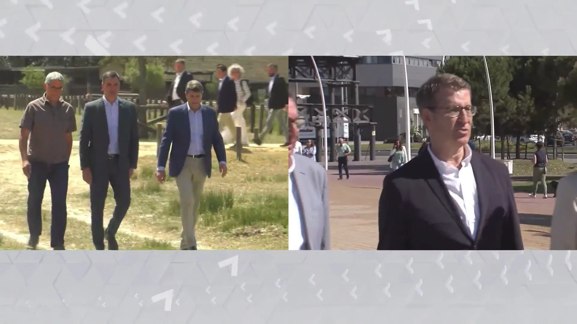 Sánchez y Feijóo en Huelva Nacional