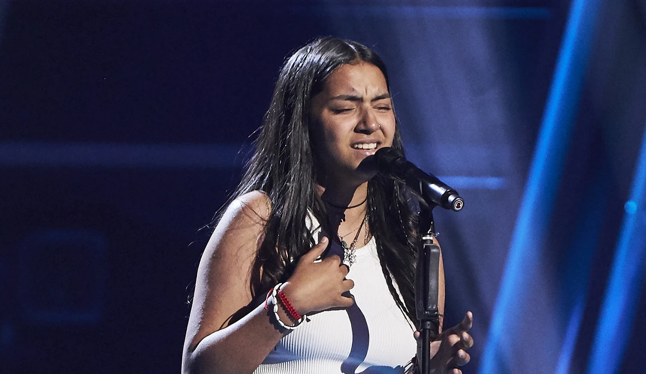 La sutilidad de Luisana Meléndez cantando ‘Eres tú’ en las Audiciones a ciegas de ‘La voz Kids’