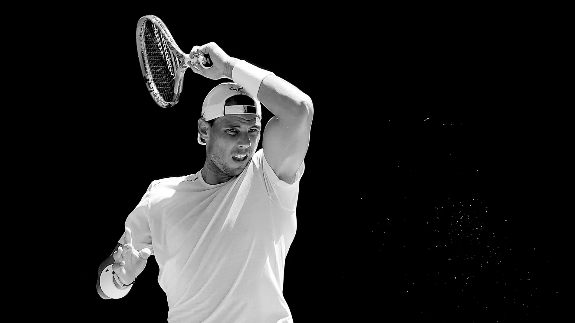 Nadal entrena días antes del Open de Australia 2023 Nadal entrena días antes del Open de Australia 2023