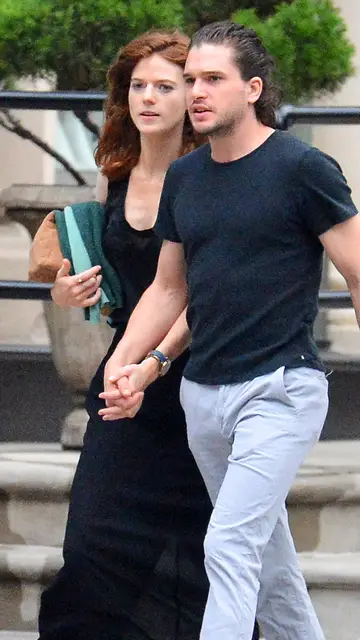 Kit Harington y Rose Leslie Kit Harington y Rose Leslie