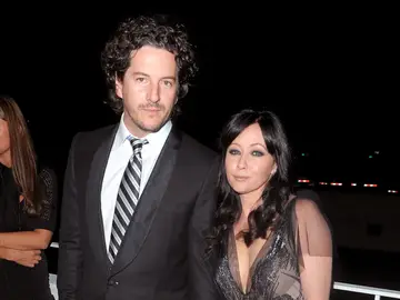 Shannen Doherty y su marido Kurt Iswarienko Shannen Doherty y su marido Kurt Iswarienko
