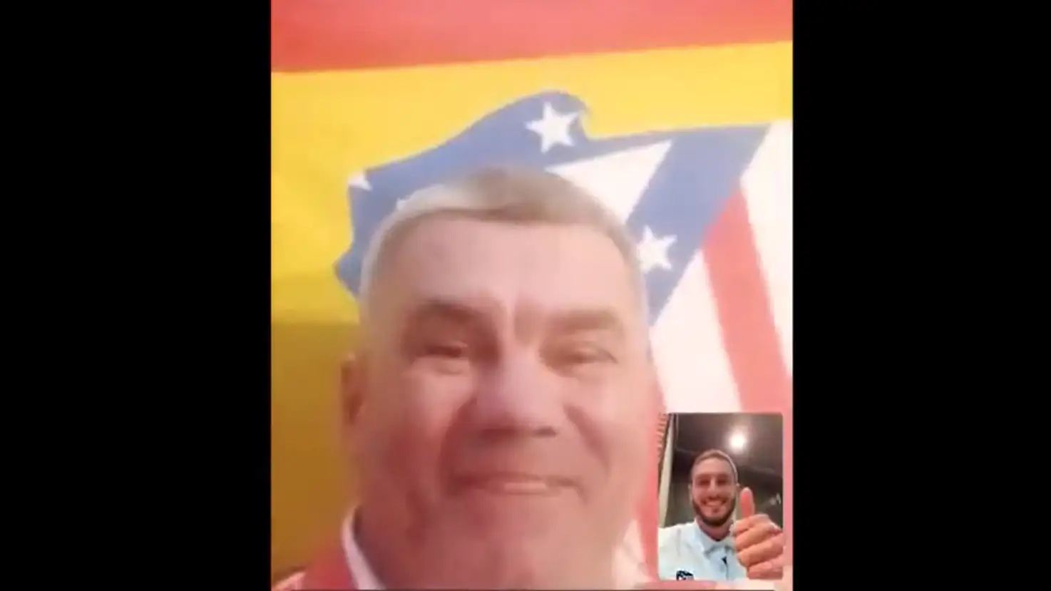 Koke hace una videollamada a Konrad Koke hace una videollamada a Konrad