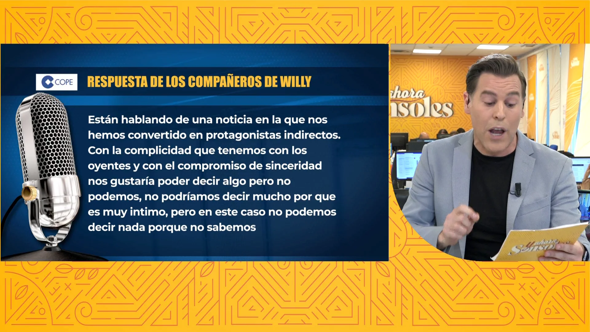 Primeras palabras de Paco González tras la presunta estafa de Willi Valadés: "Sentimos lo que ha pasado, pero lo volveríamos a hacer" Primeras palabras de Paco González tras la presunta estafa de Willi Valadés: "Sentimos lo que ha pasado, pero lo volveríamos a hacer"
