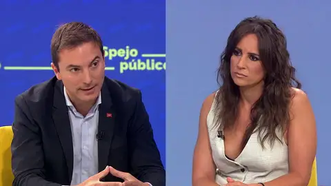 Juan Lobato en Espejo Público. Juan Lobato en Espejo Público.