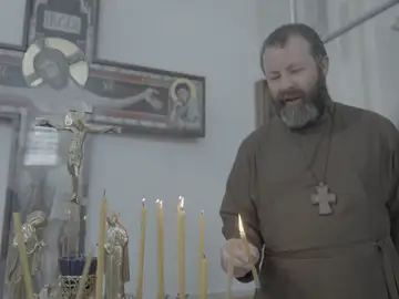 Monje de la Iglesia ortodoxa Monje de la Iglesia ortodoxa